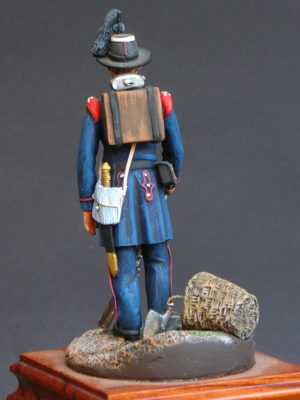 Zappatore Regio Esercito in alta uniforme 1860