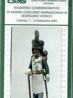 6° Btg. Cacciatori linea 1827/30 Guastatore uniforme da parata Regno Borbonico